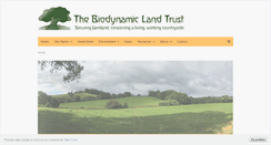 Desktop Screenshot of biodynamiclandtrust.org.uk